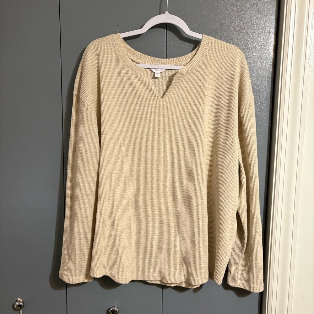 Time and tru XXXL waffle top NWOT